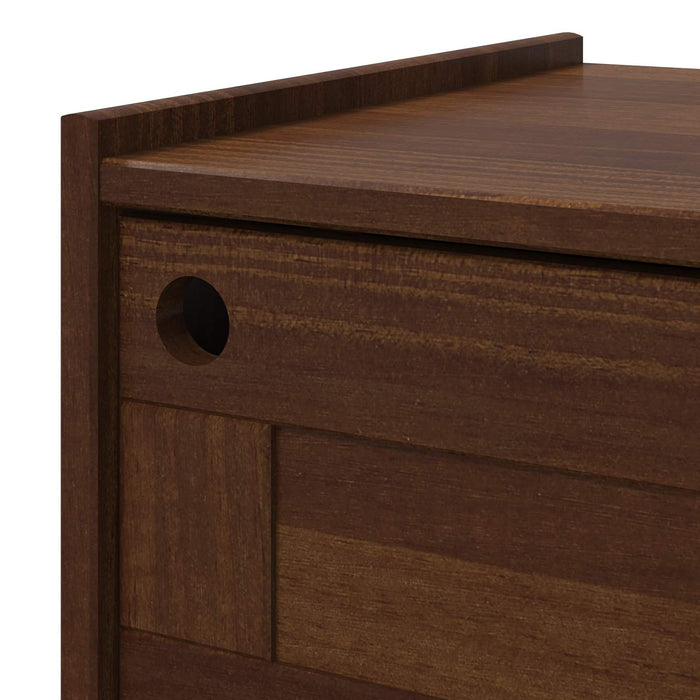 Cabinet TV BILBAO 114 x 40 x 45 cm Caramel închis WALTI
