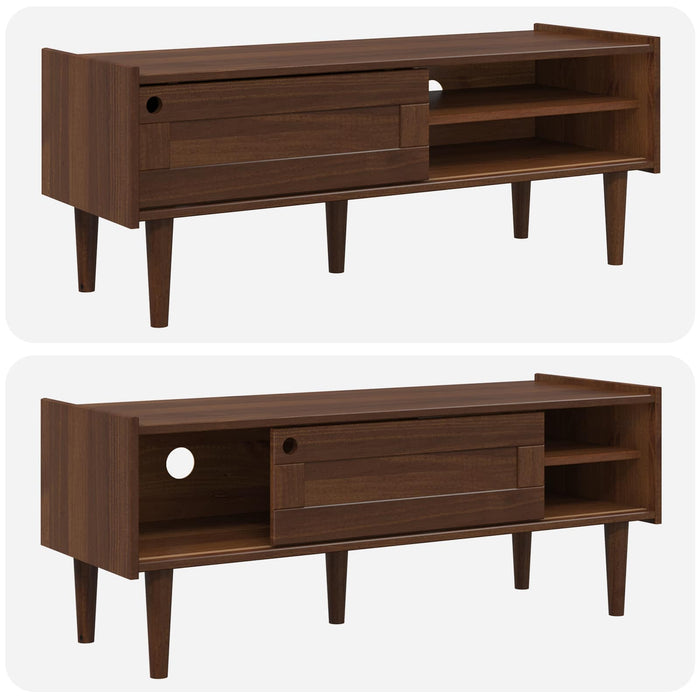 Cabinet TV BILBAO 114 x 40 x 45 cm Caramel închis WALTI