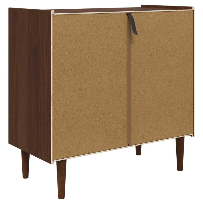 Comodă cu sertare BILBAO Caramel închis 90 x 45 x 89 cm WALTI