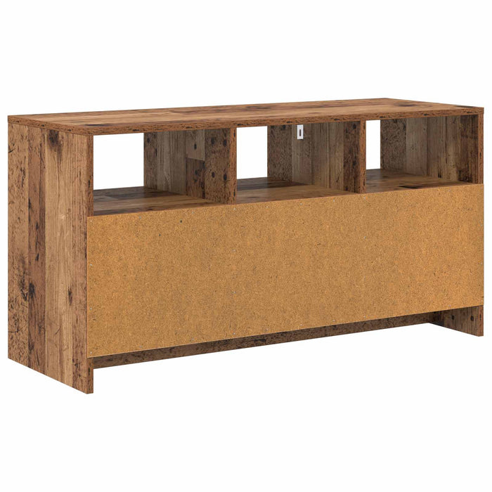 Comodă TV 102 x 37,5 x 52,5 cm Lemn de stejar Lemn compozit WALTI
