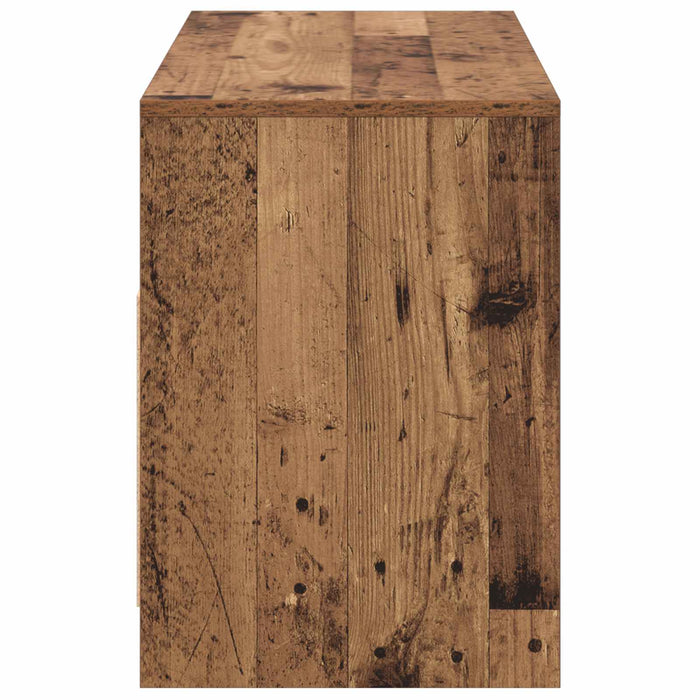 Comodă TV 102 x 37,5 x 52,5 cm Lemn de stejar Lemn compozit WALTI