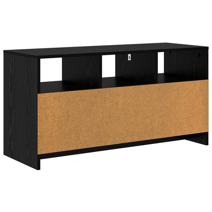 Comodă TV 102 x 37,5 x 52,5 cm Stejar Negru Lemn compozit - WALTI WALTI