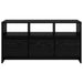 Comodă TV 102 x 37,5 x 52,5 cm Stejar Negru Lemn compozit - WALTI WALTI