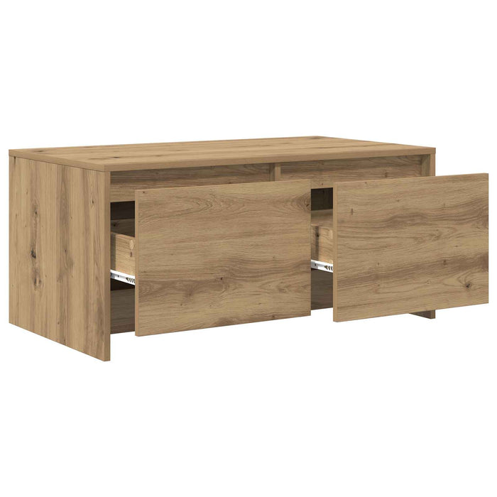 Masă de cafea Stejar Artizanal 90 x 50 x 41.5 cm Lemn prelucrat - WALTI WALTI