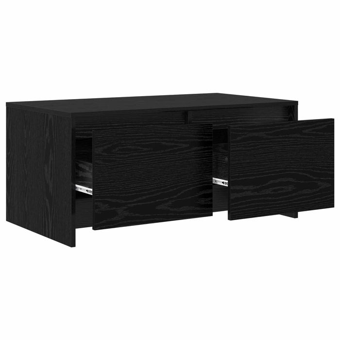 Masă de cafea Stejar Negru 90 x 50 x 41.5 cm Lemn prelucrat - WALTI WALTI