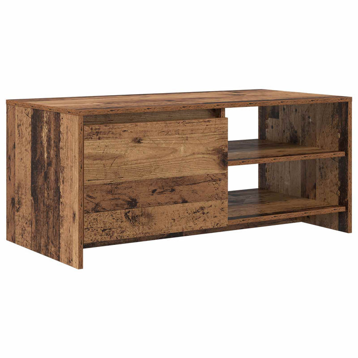 Masă de cafea Lemn de stejar 102 x 50 x 45 cm Lemn compozit - WALTI WALTI