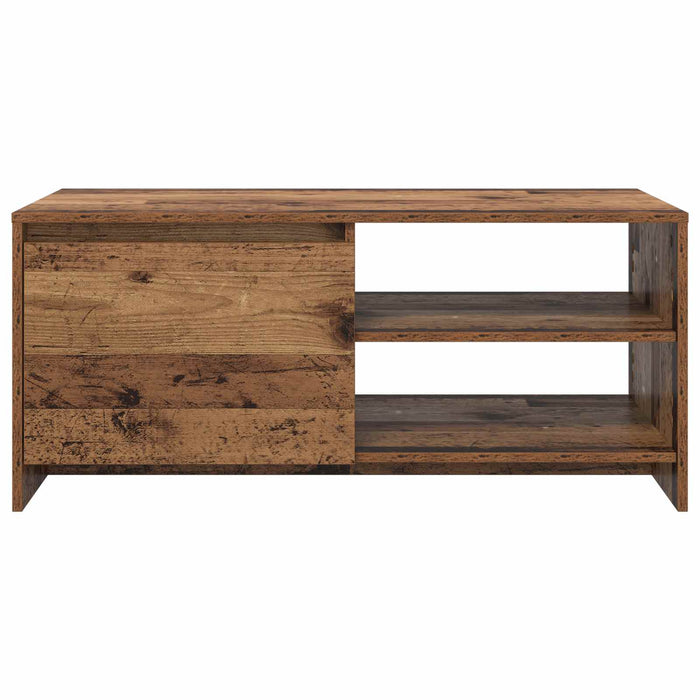 Masă de cafea Lemn de stejar 102 x 50 x 45 cm Lemn compozit - WALTI WALTI