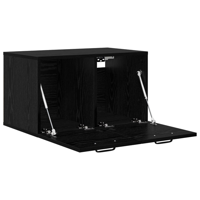 Dulap de perete 60 x 36,5 x 35 cm Lemn prelucrat Stejar Negru WALTI