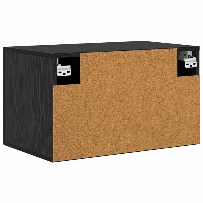 Dulap de perete 60 x 36,5 x 35 cm Lemn prelucrat Stejar Negru WALTI