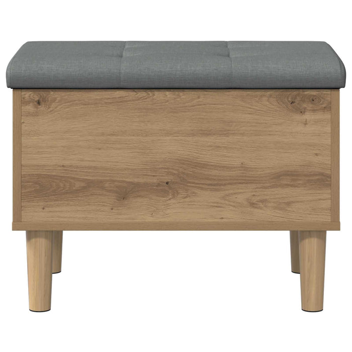 Bancă de depozitare cu perne Stejar Artizanal 62 x 42 x 46 cm WALTI