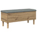 Bancă de depozitare cu perne Stejar Artizanal 102 x 42 x 46 cm - WALTI WALTI