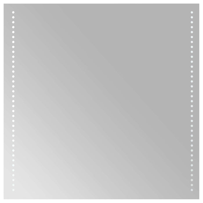 Oglindă de baie cu LED Transparent 60 x 60 cm sticlă securizată WALTI