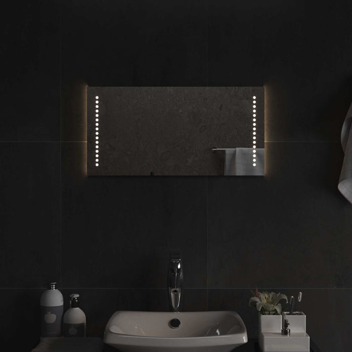 Oglindă de baie cu LED Transparent 60 x 30 cm sticlă securizată WALTI