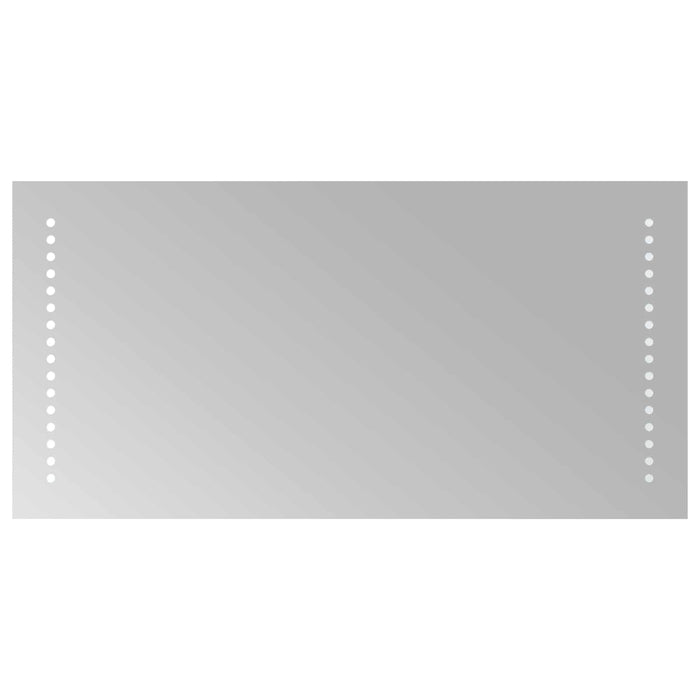 Oglindă de baie cu LED Transparent 60 x 30 cm sticlă securizată WALTI
