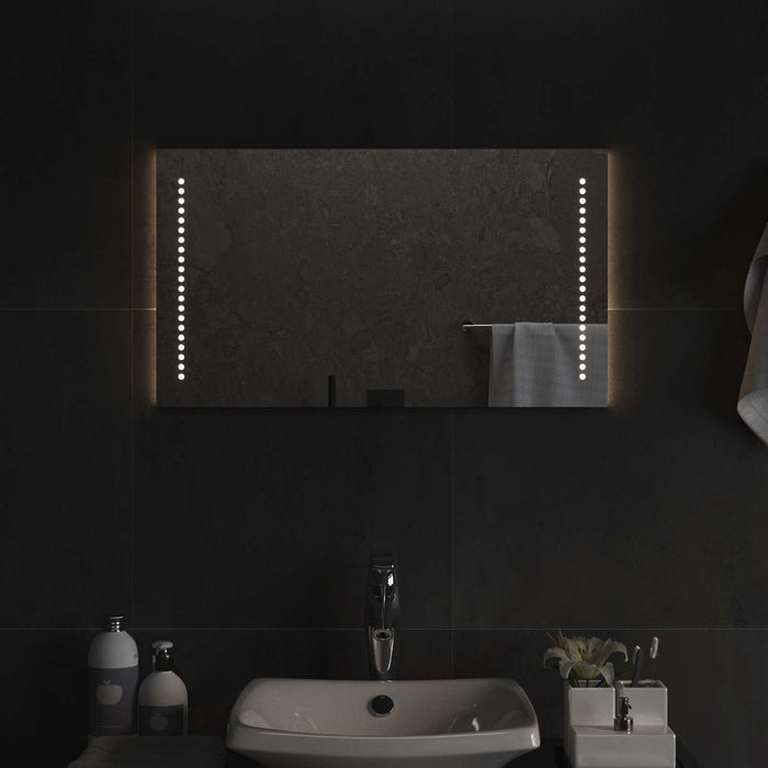 Oglindă de baie cu LED Transparent 70 x 40 cm sticlă securizată WALTI