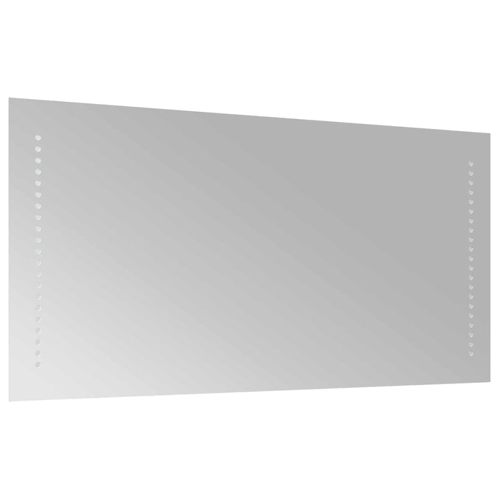 Oglindă de baie cu LED Transparent 80 x 40 cm sticlă securizată WALTI