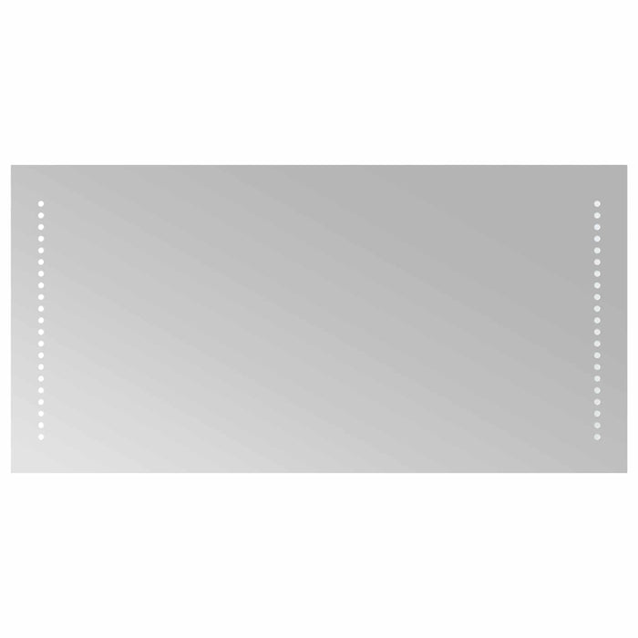Oglindă de baie cu LED Transparent 80 x 40 cm sticlă securizată WALTI