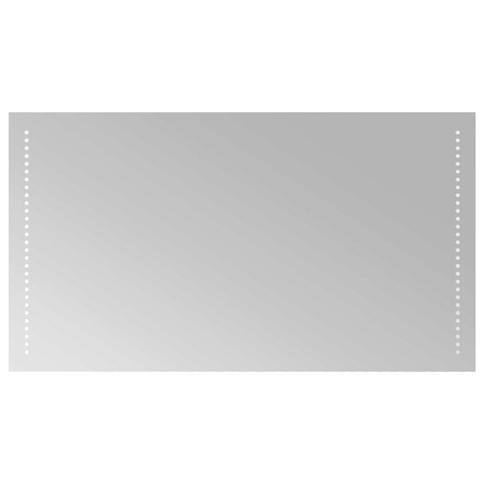 Oglindă de baie cu LED Transparent 90 x 50 cm sticlă securizată - WALTI WALTI