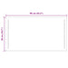Oglindă de baie cu LED Transparent 90 x 50 cm sticlă securizată - WALTI WALTI