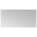 Oglindă de baie cu LED Transparent 100 x 50 cm Dreptunghiular - WALTI WALTI