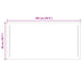 Oglindă de baie cu LED Transparent 100 x 50 cm Dreptunghiular - WALTI WALTI