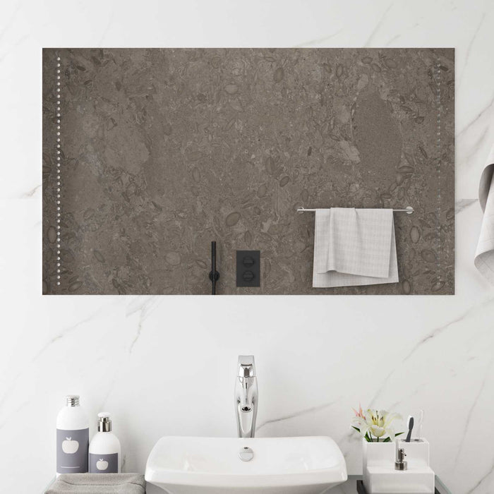 Oglindă de baie cu LED Transparent 100 x 60 cm Dreptunghiular - WALTI WALTI