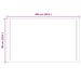 Oglindă de baie cu LED Transparent 100 x 60 cm Dreptunghiular - WALTI WALTI