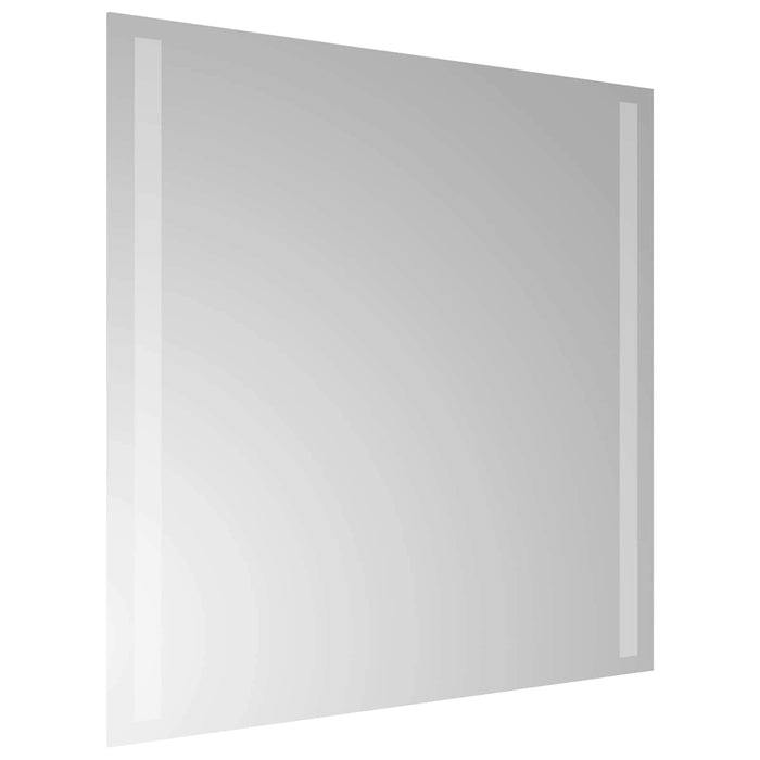 Oglindă de baie cu LED Transparent 50 x 50 cm sticlă securizată WALTI