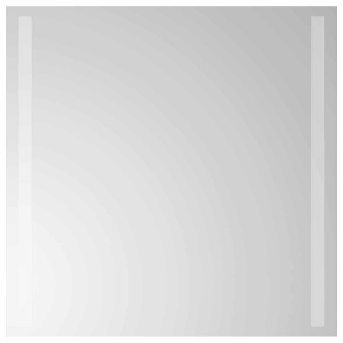 Oglindă de baie cu LED Transparent 50 x 50 cm sticlă securizată WALTI
