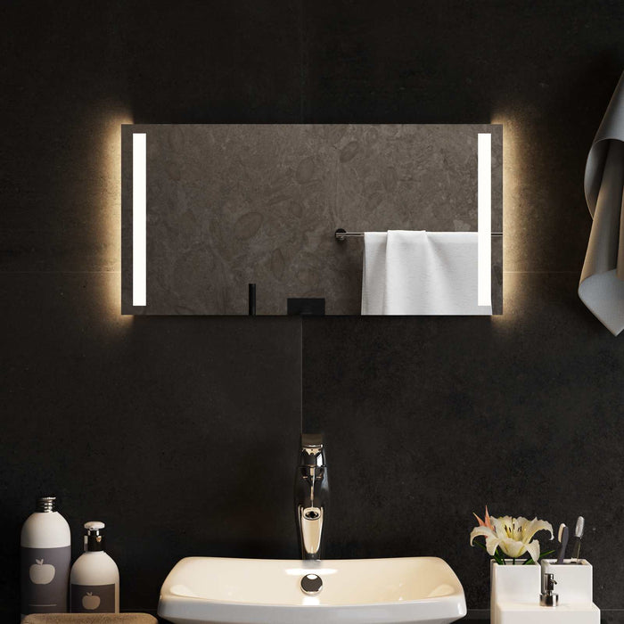 Oglindă de baie cu LED Transparent 60 x 30 cm sticlă securizată WALTI