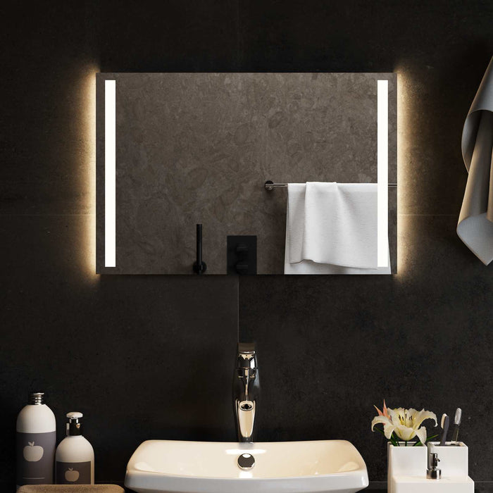 Oglindă de baie cu LED Transparent 60 x 40 cm sticlă securizată WALTI