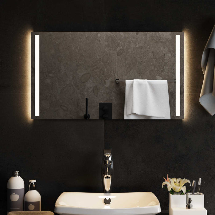 Oglindă de baie cu LED Transparent 70 x 40 cm sticlă securizată WALTI