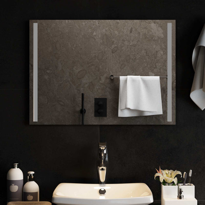 Oglindă de baie cu LED Transparent 70 x 50 cm sticlă securizată WALTI