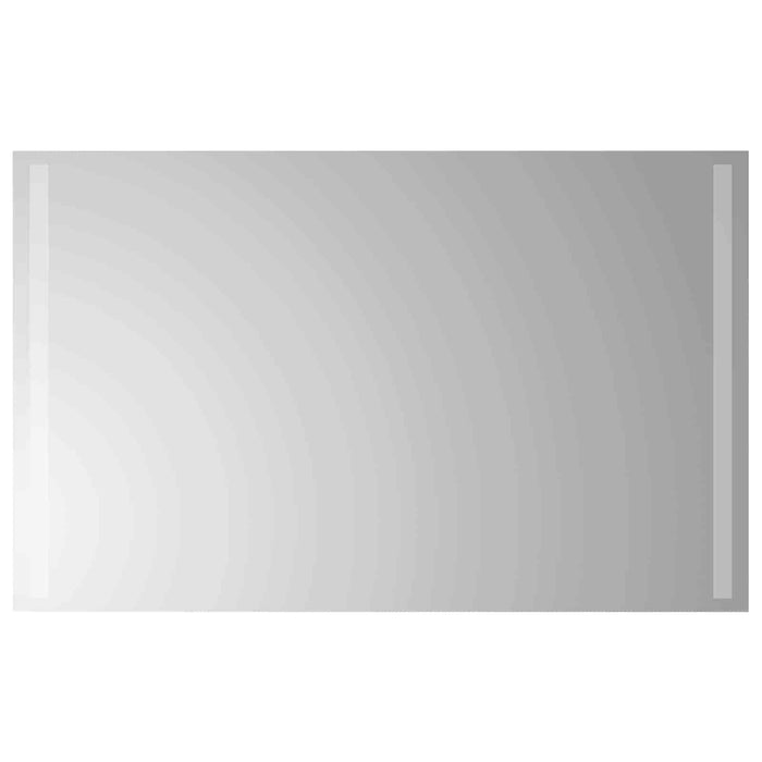 Oglindă de baie cu LED Transparent 80 x 50 cm sticlă securizată WALTI