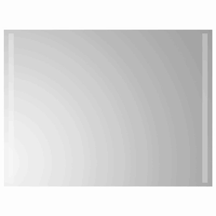 Oglindă de baie cu LED Transparent 80 x 60 cm sticlă securizată WALTI