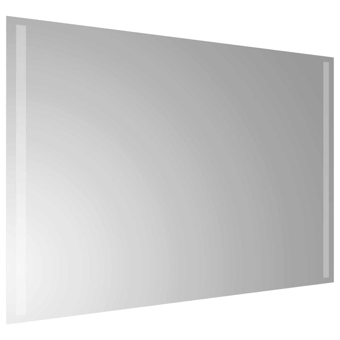 Oglindă de baie cu LED Transparent 90 x 60 cm sticlă securizată WALTI