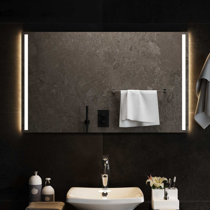 Oglindă de baie cu LED cu oglindă Transparent 100 x 60 cm WALTI