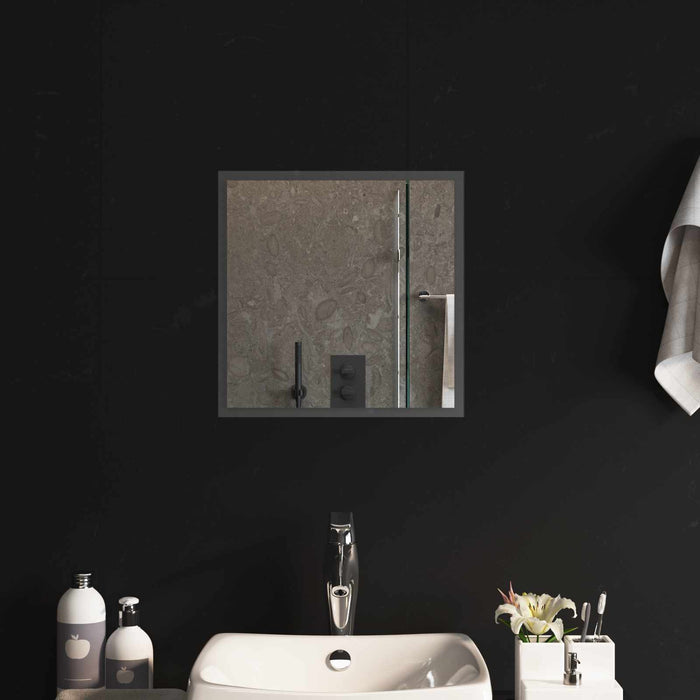 Oglindă de baie cu LED Transparent 40 x 40 cm sticlă securizată WALTI