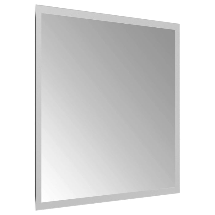 Oglindă de baie cu LED Transparent 40 x 40 cm sticlă securizată WALTI