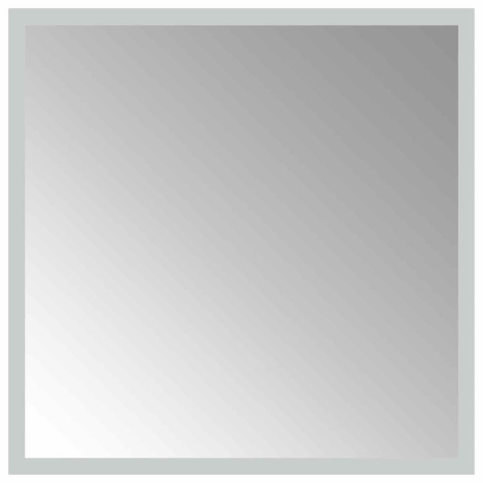 Oglindă de baie cu LED Transparent 40 x 40 cm sticlă securizată WALTI