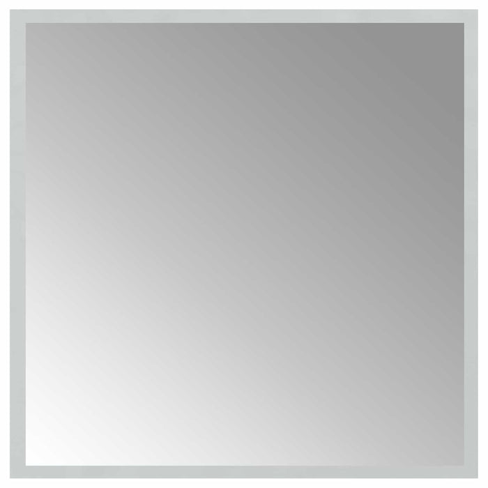 Oglindă de baie cu LED Transparent 50 x 50 cm sticlă securizată WALTI