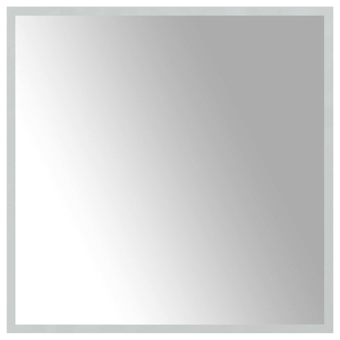 Oglindă de baie cu LED Transparent 60 x 60 cm sticlă securizată WALTI