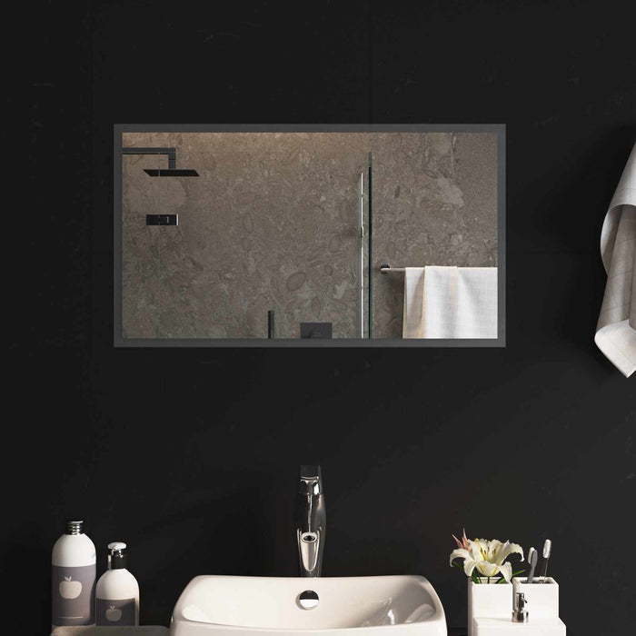 Oglindă de baie cu LED Transparent 70 x 40 cm sticlă securizată WALTI