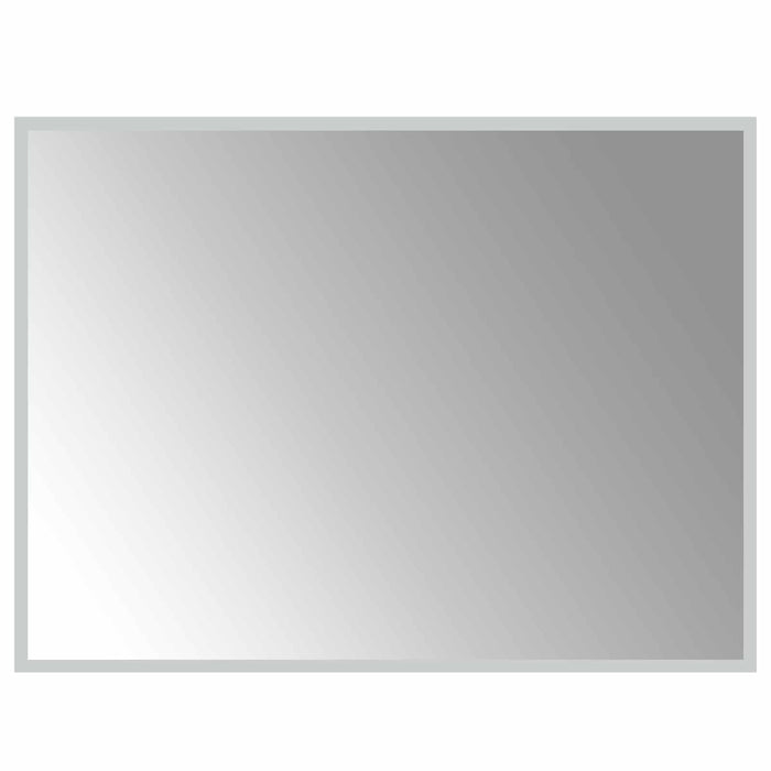 Oglindă de baie cu LED Transparent 80 x 60 cm sticlă securizată WALTI