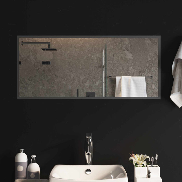 Oglindă de baie cu LED Transparent 90 x 40 cm sticlă securizată WALTI