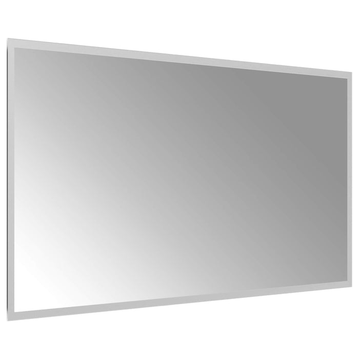 Oglindă de baie cu LED Transparent 90 x 50 cm sticlă securizată WALTI