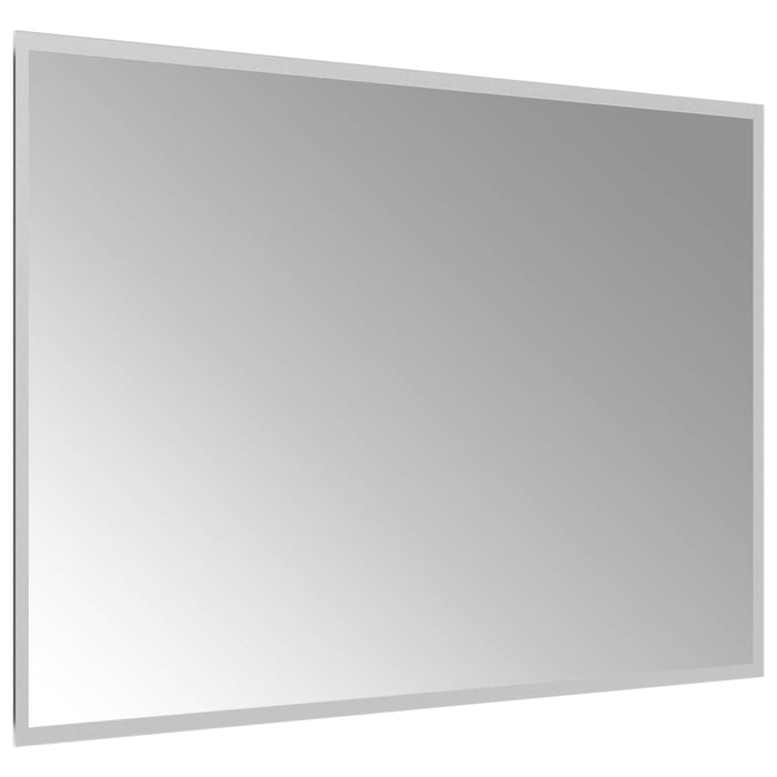 Oglindă de baie cu LED Transparent 90 x 60 cm sticlă securizată WALTI