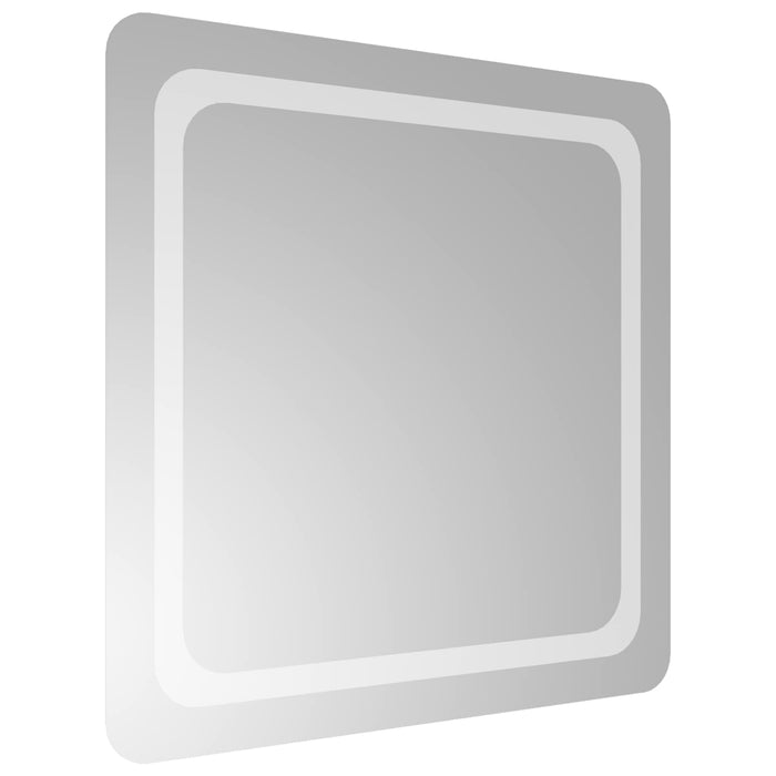 Oglindă de baie cu LED Transparent 60 x 60 cm sticlă securizată WALTI