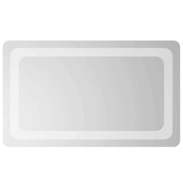 Oglindă de baie cu LED Transparent 50 x 30 cm sticlă securizată WALTI