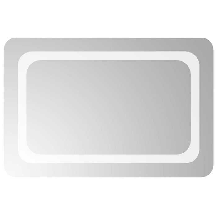 Oglindă de baie cu LED Transparent 60 x 40 cm sticlă securizată WALTI